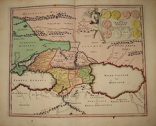 Weigel Christoph Asia intra Maeotim Pontum et Mare Caspium 1720  Norimberga